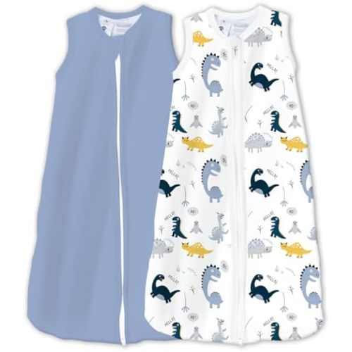 Baby Sleep Sack, 1.0 TOG Cozy Wearable Blanket, Soft Sleeping Bag with Zipper, Toddler Sleep Sack 0-3-6-12-24-3T