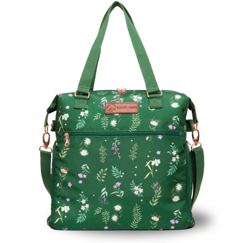 Lizzy Breast Pump Tote Olive You Elegant and Spacious for Pumping and Work Essentials – Sarah Wells Bags