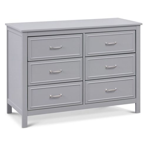 DaVinci Charlie 6-Drawer Double Dresser - Grey