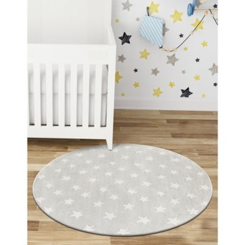 Unique Loom Whimsy Kids Collection Area Rug - Stars