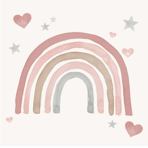 Over the Rainbow Nursery Wall Decals