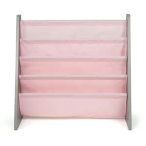 23.5 in. H Sophie Pink Kids Bookshelf Book Organizer(4-Tier)