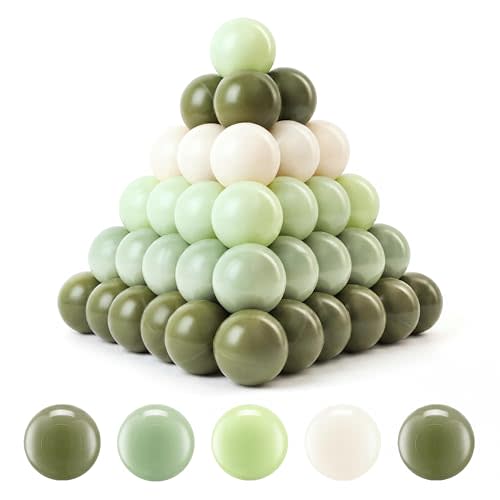 Clear Ball Pit Balls - Crush Proof Plastic Toy Balls for Boys and Girls