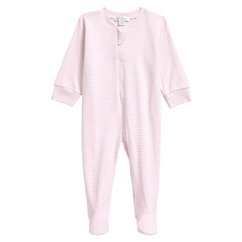 Simple Stripes Zip Footie