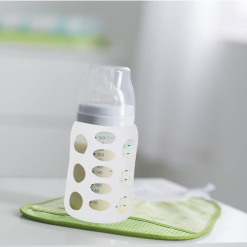 Toyvian 9pcs Bottle Cover Silicone -Scald Sleeve Heat Protective Case for Feeding Bottles Soft Non- Design Stylish Functional Accessory