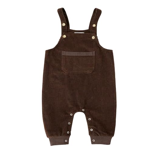 Volunboy Baby Boys Corduroy Overalls Kids Bib Pants Suspender Trousers Toddler Strap Jumpsuit Bottom Outfit