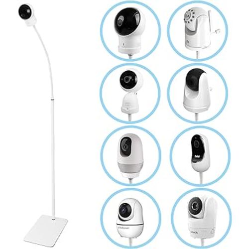 HOLACA 35 inch or 63 inch Floor Stand for Hellobaby, Infant Optics DXR-8/8 Pro, eufy, Vava/Hipp and Nooie Baby Monitor,Owlet and Motorola Baby Monitor, for Any Other Cameras with 1/4 Screw Mount