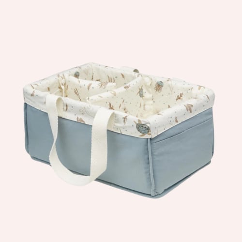 Diaper Caddy - Sea Garden