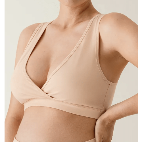 Essential maternity and nursing bra - Beige | Boob Design