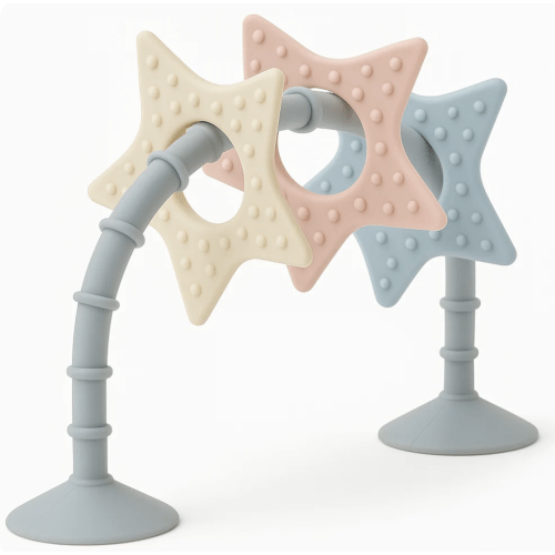 Stick n' Play - star teether for bath