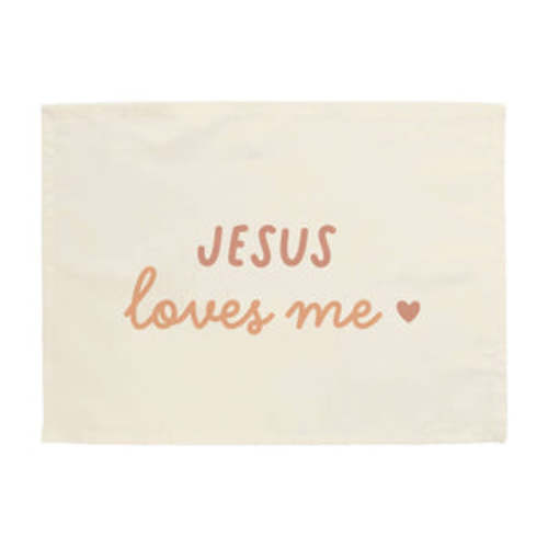 {Neutral} Jesus Loves Me Banner | littlelightcollective