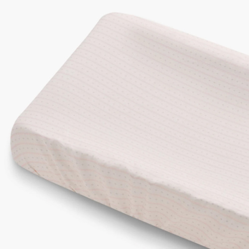 Petal Scallops Changing Pad Cover - Pink