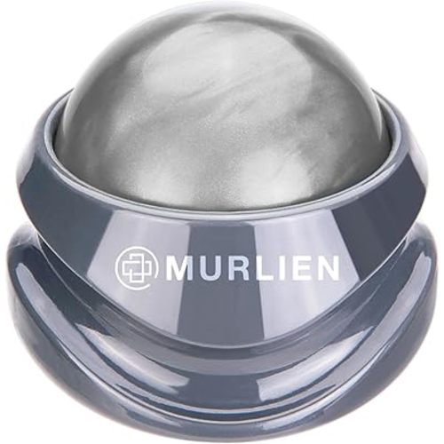 Massage Roller Ball, Tight and Sore Muscles Relief, Manual Massager, Alleviating Shoulder, Arms, Back, Legs, Calves or Muscle Tension - Gray