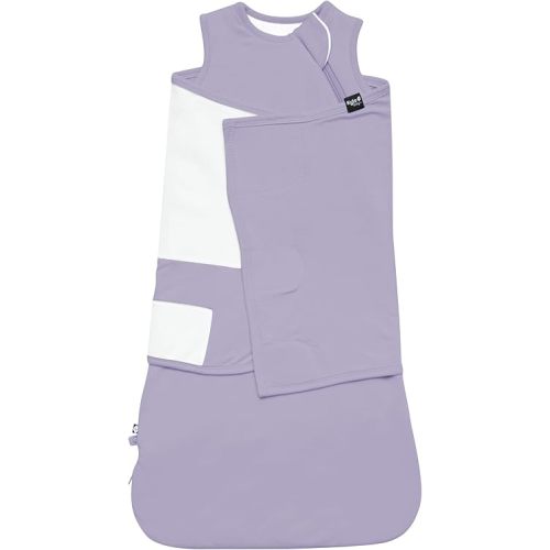 KYTE BABY Unisex Rayon Made from Bamboo Sleep Bag Swaddler for Babies, 1.0 Tog, Taro, X-Small