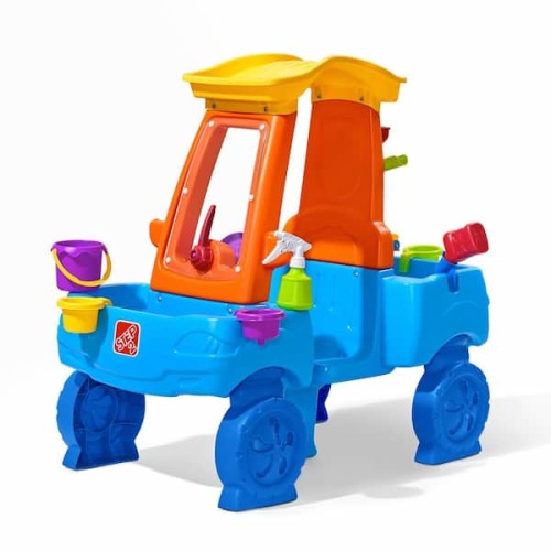 Car Wash Splash Center with Realistic Features and 15-Accessories