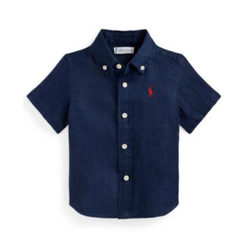 Baby Boys' Button-Down Short-Sleeve Shirt