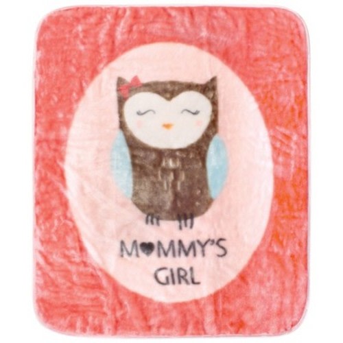 Hudson Baby Unisex Baby High Pile Plush Blanket - Mommys Girl One Size