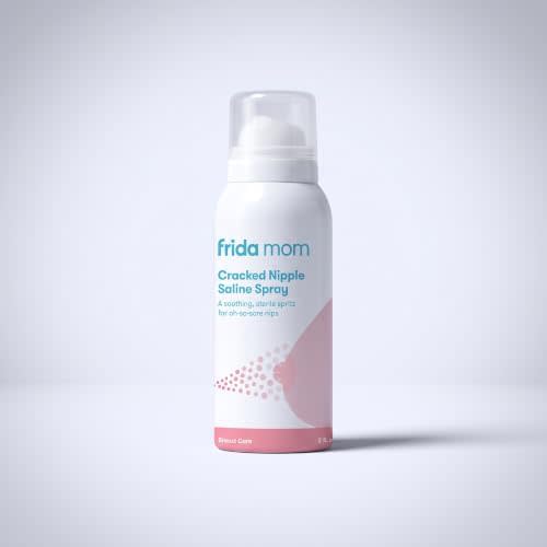 Frida Saline Spray for Cracked Nipples, Spray to Heal Sore, 2 fl oz