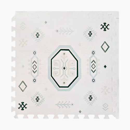 Toddlekind Haven Foam Play Mat | Amira Collection - Seagrass, 4X6