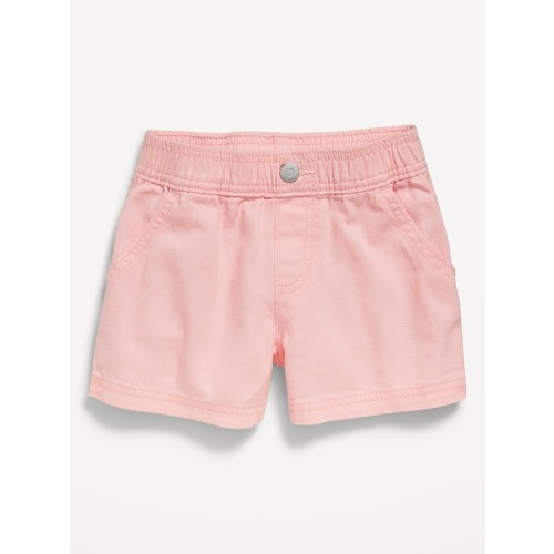 Twill Pull-On Shorts for Toddler Girls