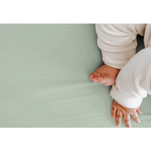 Breathable, Organic Cotton Sheets (2-pack) - Standard / Sage Solid