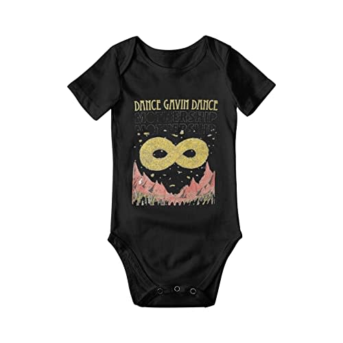 Katiadden Dance Rock Gavin Band Dance Baby Onesie Kids Romper Unisex Baby Short-Sleeve Bodysuit 3d Printed Jumpsuit Cute Clothes Cotton Soft Onesie 3 Months For Baby Girl Boy Bodysuits Outfit