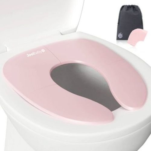Jool Baby Folding Travel Potty Seat with Free Travel Bag - Pink