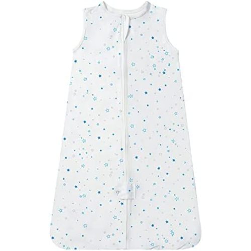TotAha Light Sleep Sack, Stretchy, Soft, Cozy Wearable Blanket Sleep Bag with 2-Way Safe Zippers for 0-6-12-24 Months 0.5 TOG