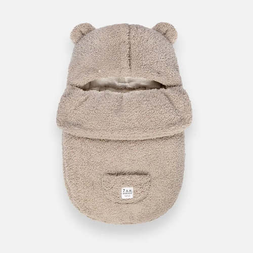 Infant Bunting - Oatmeal Teddy - 0-9m