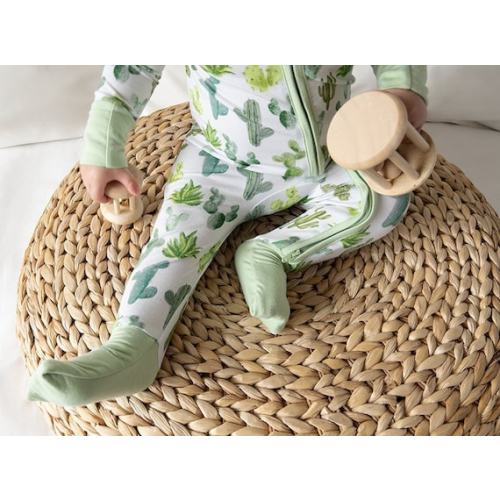 The Cacti Bamboo Viscose Romper Pajama - Baby Pajama/onesie - Footed Sleeper for Babies and Toddlers - Etsy