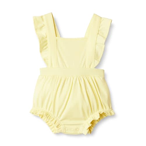Amazon Essentials x Sofia Grainge Baby Girls' Cotton Sleeveless Romper with Ruffles
