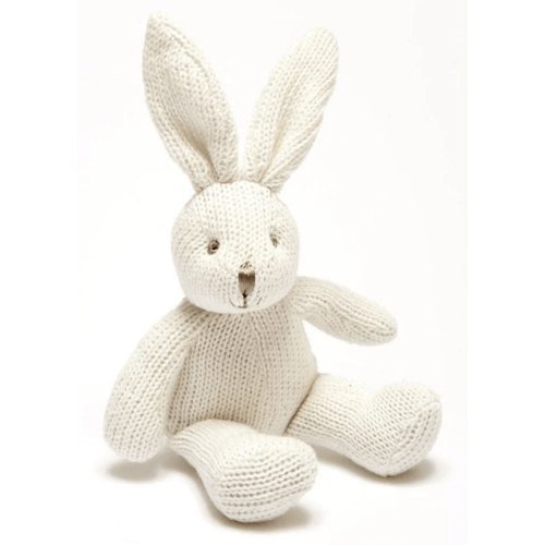 Knitted Bunny Rattle