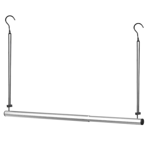 Amazon.com: BaiNong Adjustable Closet Hanging Rod 17-30" Silver Closet Rod Extender | Heavy Duty Double Hanging Closet Rod, Walk-in Closets, and Clothes Rack to Maximize Storage Space