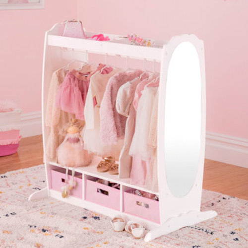 Guidecraft Kids Dress Up Storage Center Closet & Reviews | Wayfair