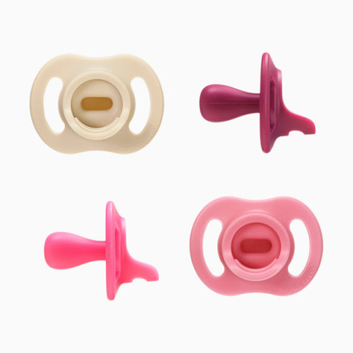 Ultra Light Silicone Pacifier - Magenta/Light Plum/Cream/Dusty Rose