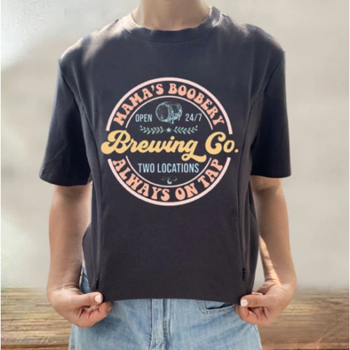 NURSING Tee / Breastfeeding Mamas Boobery Colorful T-shirt – Giftifymama
