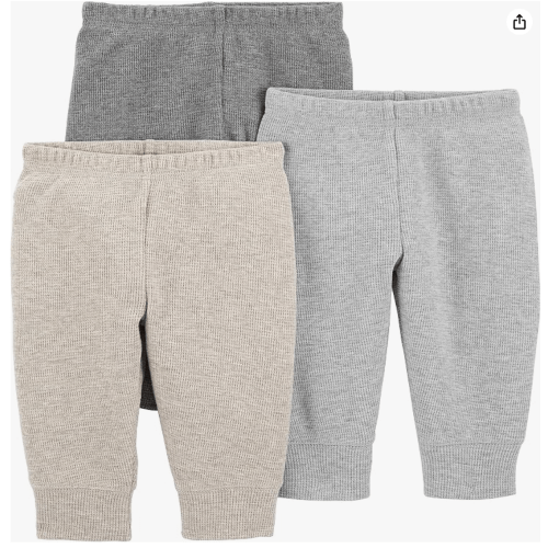 Simple Joys by Carter's Unisex Baby 3 Pack Thermal Pants