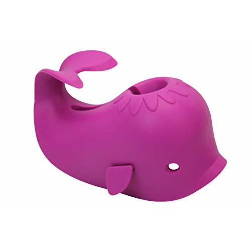 Bath Spout Cover for Bathtub - Faucet Baby Covers Protects Baby During Bathing Time While Being Fun. Cute Soft Whale Making for Enjoyable Safe Baths Your Child Will Love. (1 Pack, Purple)