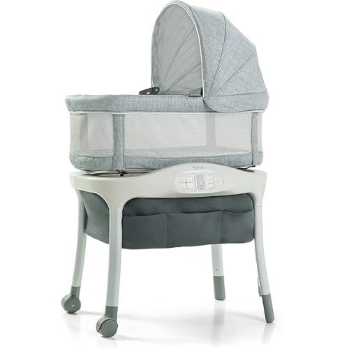 Graco Sense2Snooze Bassinet with Cry Detection Technology, Hamilton