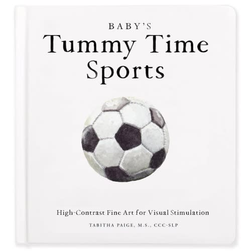 Baby's Tummy Time Sports: High-Contrast Fine Art for Visual Stimulation (Tabitha Paige Children's Book Series)