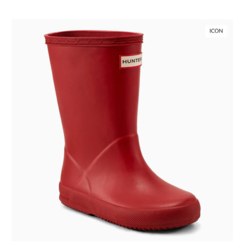 Kids First Classic Rain Boots - Military Red | Hunter Boots