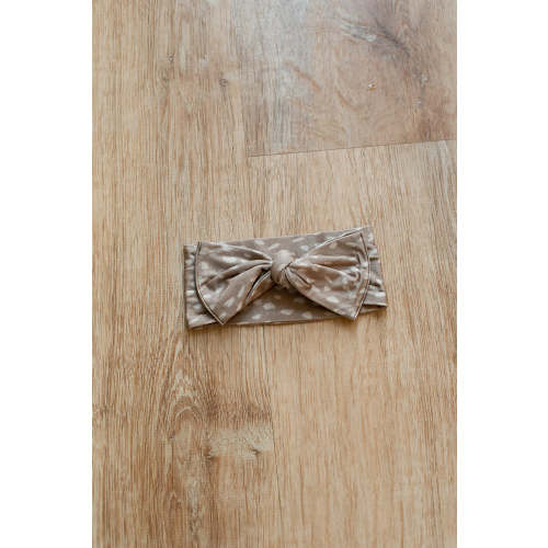 Fawn Spots Bamboo Bow Headband