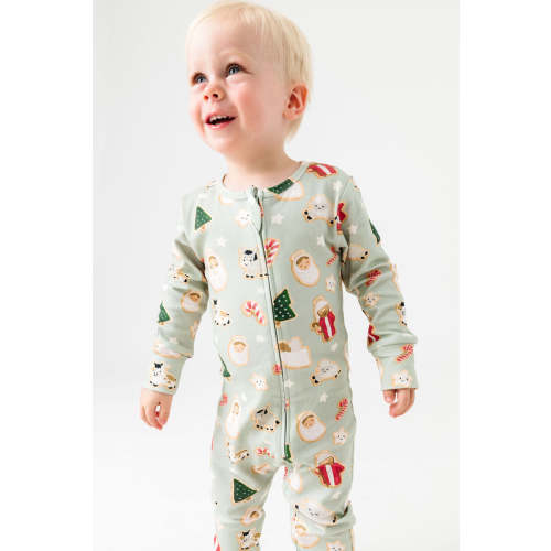 Gingerbread Jesus PJ Footed Onesie Cotton – Holy Pals