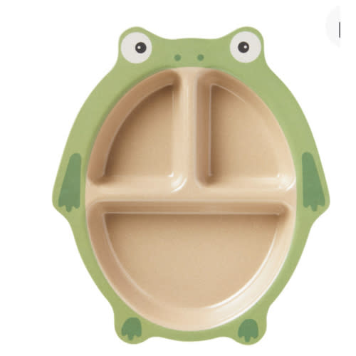 Eco Rice Husk 3-Section Plate