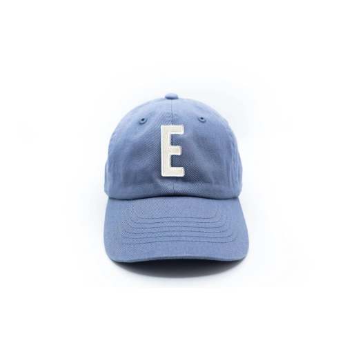Dusty Blue Letter Baseball Hat