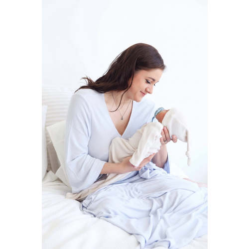Bamboo Knit Maternity Robe | Solids
