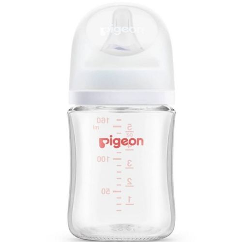 Pigeon Nurture & Nest Wide-Neck Anti-Colic Glass Baby Bottle with Nipple - 5 fl oz