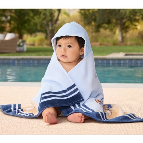 Teddy Bear Baby Beach Hooded Towel UPF 50+