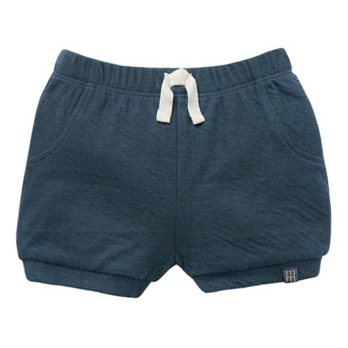 Baby Boys Dark Blue Cuffed Shorts