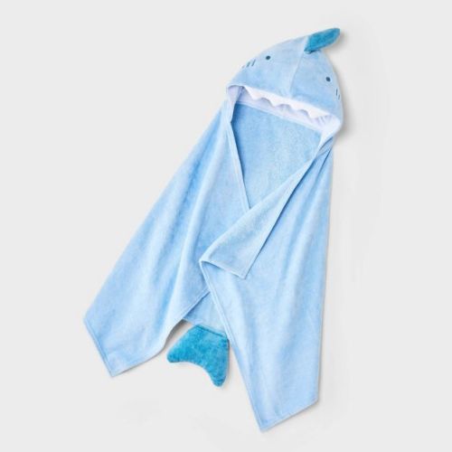 Baby Shark Hooded Beach Towel - Cloud Island™ Blue